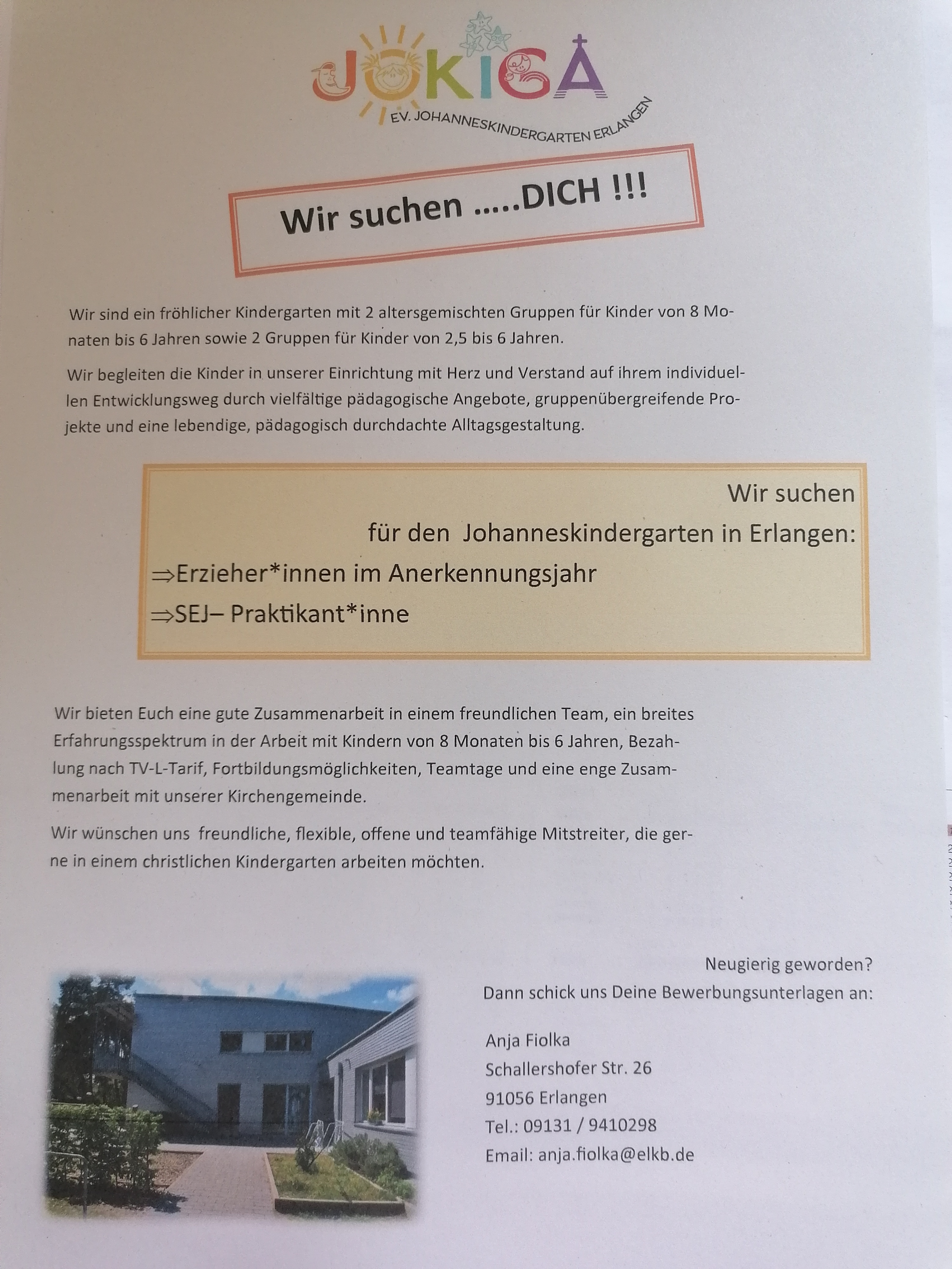 Stellenausschreibung